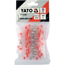 YATO Set 30 tuburi termocontractabile rosii, stani..